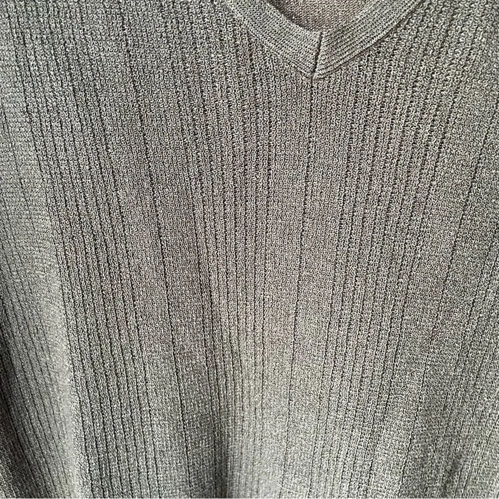 Kenneth‎ Cole Vintage Green V-Neck Sweater, XL